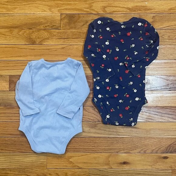 Girls 9 Month Long Sleeve Onesie 10-Piece Lot - Picture 7 of 11